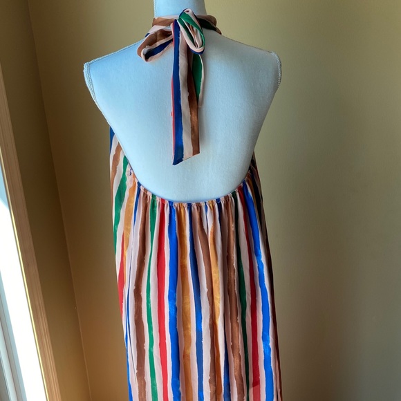 Peach Love CA | 🌈 Rainbow Halter Dress NWT - Picture 5 of 11